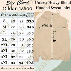 Gildan Hoodie, Hoodie Size Chart, Sand Color, Baby Bag, Small Designs, Do You Need, Washing Instructions, Black Hoodie, Hooded Sweatshirt