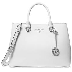 Nwt Elegant Michael Kors Optic White Edith Large Saffiano Leather Satchel Purse Michael Kors New With Tag Never Used! Size: Large Color: Optic White 13-1/4"W X 9-1/2"H X 4-3/4"D Silhouette Is Based Off 5'9" Model 4-1/2"L Handles Closure: Zipper Closure Silver-Tone Exterior Hardware & Logo Plaque 2 Interior Snap Closures, 1 Back Zip Pocket, 1 Center Zip Compartment, 2 Front Slip Pockets Leather Spot Clean Retail Price: $498.00 If You Have Any Further Questions Feel Free To Message Me! No Returns. White Saffiano Leather Top Handle Bags, White Saffiano Leather Office Bag, White Saffiano Leather Travel Bag, Classic White Bags For Work, Classic White Bag For Work, White Elegant Bags For Work, Elegant White Bags For Work, Elegant White Saffiano Leather Bag, White Saffiano Leather Bag For Everyday Use