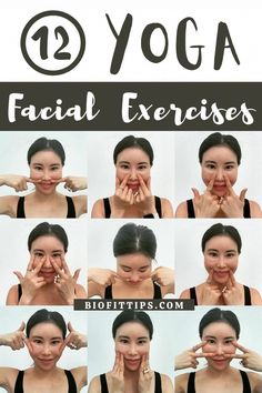 Exercise For Glowing Skin, Facial Yoga Exercises, Anti Aging Yoga, Facial Exercise, Face Tone, Anti Aging Skincare Routine, Face Yoga Exercises, Wrinkle Free Skin, Facial Yoga