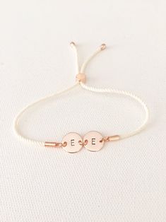 Initial bracelet personalised jewellery custom jewelry | Etsy Minimalist Rose Gold Name Bracelet With Initials, Minimalist Rose Gold Initials Name Bracelet, Adjustable Rose Gold Name Bracelet With Initials, Minimalist Rose Gold Bracelet With Initials, Adjustable Initials Charm Bracelet, Adjustable Initials Charm Bracelet For Everyday, Everyday Adjustable Charm Bracelet With Initials, Adjustable Minimalist Name Bracelet For Bridesmaids, Adjustable Initials Bracelets For Bridesmaid Gift