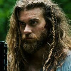 Blond Rose, Viking Hairstyles, Dunner Wordend Haar, Single Braid, Epic Beard