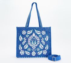 With stunning embroideries and a convenient crossbody strap, this lightweight-yet-roomy shopper is ideal for a trip to the market, a day on the town, or a weekend trip with the girls. The vibrant colors and beadwork will have you fielding compliments all day long. From America & Beyond. African Bag, Weekend Trip, Weekend Trips, Embroidery Details, Crossbody Strap, Bead Work, Fashion Forward, Vibrant Colors, Color