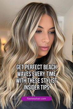 How To Get Perfect Beach Waves Best Beach Waves Hair, How To Curl Hairstyles, How To Style Beach Waves Long Hair, How To Make Beach Waves In Hair With Flat Iron, How To Make Beach Waves With A Curler, How To Use Beachwaver Curling Iron, Curling Beach Waves, Best Tool For Beach Wave Hair, How To Create Beach Waves On Long Hair