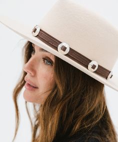 Add a touch of western vibes to any of your Gigi Pip looks! Whether you're looking to trim a traditional western style hat or a simply classic silhouette, adding the Genuine Leather Western Band to your look gives just enough to acknowledge country vibes while still having the ability to be versatile + vibe with any style you're channeling that day. + Pro Tip: Layer different band textures, colors + widths together to create your ultimate band stack! There are no rules when it comes to trimming Western Style Adjustable Boater Hat For Fall, Adjustable Boater Hat For Fall Rodeo, Adjustable Boater Hat For Rodeo In Fall, Western Style Boater Hat With Flat Crown For Rodeo, Western Flat Crown Boater Hat For Rodeo, Country Style Wide Brim Boater Hat For Rodeo, Western Boater Hat For Rodeo With Flat Crown, Western Wide Brim Boater Hat For Rodeo, Western Wide Brim Boater Hat For Ranch