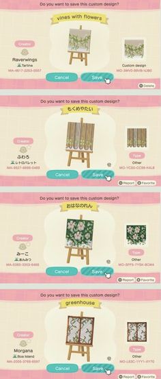 an info sheet showing the different types of furniture and decor items in each section of the page