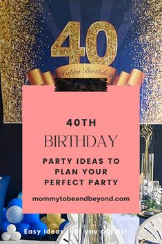 a birthday party with pink and gold decorations