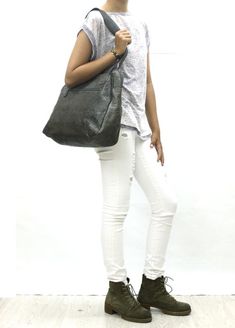 Leather Tote Bag Large Distressed Leather Bag #leathertote #designerleatherbag #leatherbag #totebag #womensbags #grayleathertote #grayleatherbag #zipperbag #zipperleatherbag #leathertotehandbag #leatherhandbag #leatherbaggray #zipperedleatherbag Casual Textured Leather Hobo Bag For On-the-go, Casual Textured Leather Hobo Bag, Casual Textured Leather Hobo Bag For Everyday Use, Trendy Leather Hobo Bag With Zipper Closure, Casual Textured Leather Shoulder Bag For On-the-go, Casual Leather Hobo Bag With Zipper Pocket, Casual Textured Leather Hobo Bag Tote, Casual Leather Hobo Bag With Zipper, Casual Textured Leather Shoulder Bag For Daily Use