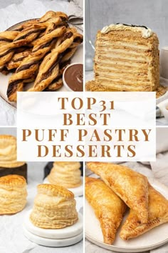 Top 31 Best Puff Pastry Desserts Sweet Puff Pastry Recipes, Puff Pastry Croissant, Sweet Puff Pastry, Nutella Puff Pastry, Puff Dessert, Pasties Recipes