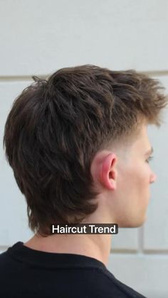 Brunette Bombshells, It's Fall Hair Time Mullet Haircut Boys, Hawk Haircut, Crew Cut Hair, Short Bob Cut, Teen Boy Haircut, Boy Haircuts Long