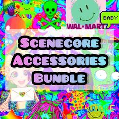 This Scenecore accessory bundle comes with lots of cute jewelry✨ Kandi Cuffs only come with bracelet bundle, as of right 🫶🏾 Knee Highs ( One size fits most) - All black  -Black and white striped -Black and grey striped  -Black and pink striped  Arm warmers ( One size fits most) - All black - White and black striped - Black and white striped  - Black and Grey striped  Mystery Bubble: 2-3 Accessories  Mini bundle: - 3 Accessories  - Pair of Arm Warmers  Necklace Bundle: - 5 Necklaces Starter kit Kidcore Tv Head, Scene Amazon Finds, Scenecore Bracelets, Scenecore Accessories, Scene Core Outfit, Scenecore Clothes, Scenecore Kandi, Scenecore Outfit, Scenecore Pfp