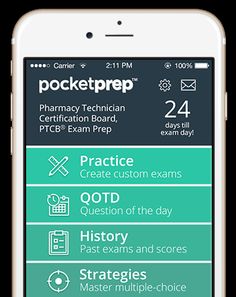 the pocket prep app on an iphone