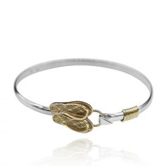 Size: 7.2 Inches  Diameter: 2.5 Inches Weight: 9.86 gr. Lux Gifts, Ancient Roman Jewelry, Unique Sterling Silver Jewelry, Gold Flip Flops, Roman Jewelry, 18k Gold Bracelet, Sterling Silver Bangle, Flip Flop Slippers, Sterling Silver Bangles