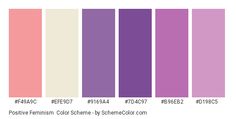 the color chart for different shades of pink, purple and white with text that reads pastel