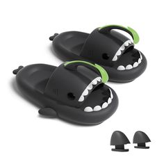 PRICES MAY VARY. EVA Foam sole [Excellent Material] Hello Slippers Anglerfish Shark Slides Sandals are made of eco-friendly EVA, which has corrosion resistance, good flexibility, and elasticity. The small accessories that glow in the dark are made of PVC. [Glow-in-the-dark Accessory] Different from other normal slippers or sandals, the front of these shoes has one luminous accessory like a small lantern. The glow-in-the-dark accessories can keep you safe when you go out at night. [Regular Shark Shark Slides, Shark Slippers, Comfortable Shoes For Women, Soft Sandals, Small Lanterns, Angler Fish, Slides Sandals, House Shoes, Small Accessories