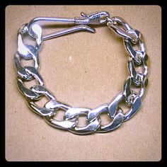 Beautifully Designed Chain Linked Silver Fashion Bracelet. It Is A Must Have Chunky Silver Jewellery, Silver Jewellery, Womens Jewelry Bracelets, Fashion Bracelets, Chain Link, Silver Fashion, Silver Bracelet, Women Jewelry, Bracelet