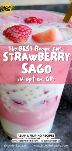 the best recipe for strawberry sago