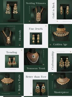 Jwellary Instagram Feed, Insta Grid Ideas Jewellery, Jwellary Post Design, Jewellery Template Design, Instagram Grid Jewelry, Jewellery Instagram Grid Layout, Diamond Social Media Post, Jewellery Social Media Grid, Jewellery Grid Design