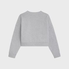 Sweatshirts For Women, Fragrance Collection, Cotton Fleece, Sweatshirts Women, Calf Skin, Gray Color, Ready To Wear, Loose Fitting, Online Store