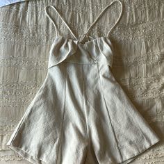 Free People Ecru Colored Romper. Never Worn, But No Tags. Chic Neutral Spring Jumpsuits And Rompers, Chic Neutral Jumpsuits And Rompers For Spring, White Chic Jumpsuits And Rompers For Brunch, Chic White Jumpsuits And Rompers For Brunch, Beige Summer Jumpsuits And Rompers, Chic Cotton Jumpsuits And Rompers For Brunch, Chic White Cotton Jumpsuits And Rompers, White Sleeveless Jumpsuits And Rompers For Brunch, Chic Beige Cotton Jumpsuits And Rompers