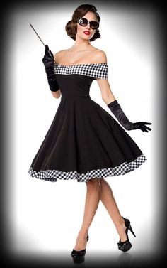 Vintage Pin Ups, Rockabilly Mode, Rock Dress, Vestidos Retro