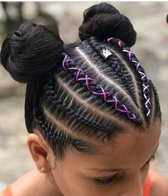 Braided Bun Hairstyles For Kids, Bob For Short Hair, Crochet Braids Twist, Box Braids Crochet, Braids Twist, Goddess Hairstyles, Cool Braid Hairstyles, Sassy Hair