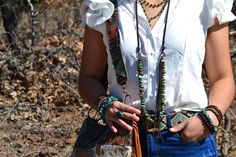 15" Chunky Beaded Necklace Natural Turquoise Stones 16" Side Tie Tassel Turquoise is an essential for anyone with a boho chic style. This handmade, chunky turquoise necklace features gorgeous stones ranging in size and coloration. With a leather side tie, the combination of blues, browns and turquoise make it easy to incorporate this piece of jewelry into any outfit that you have. These all-natural stones are hand beaded and selected carefully from the beautiful state of Oregon. Whether you choo Bohemian Turquoise Necklaces, Everyday Bohemian Jewelry, Chunky Turquoise Necklace, Natural Turquoise Stone, Boho Chic Style, State Of Oregon, Turquoise Stones, Leather Tassel, Natural Turquoise