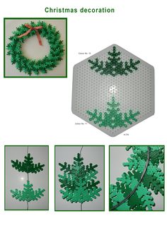 the instructions for making a christmas decoration