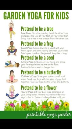 the benefits of garden yoga for kids