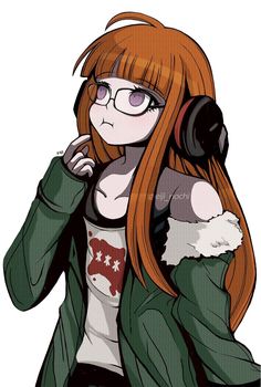 Danganronpa, Anime, Hair