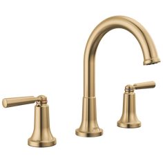 two handle bathroom faucet with brass finish