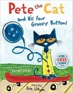 pete the cat and his four grooy buttons is shown in this children's book