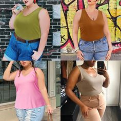 Plus Size Tank Tops for Women V Neck Knit Top-Pink丨Moon Wood Versatile Seamless Pink Top, Pink V-neck Solid Color Tops, Pink Solid Color V-neck Tops, Pink Non-stretch Sleeveless Top, Versatile Pink Stretch Tank Top, Versatile Pink V-neck Top, Versatile Pink Tank Top, Pink V-neck Tank Top Casual Style, Pink V-neck Tank Top Casual