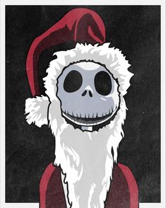 a drawing of a smiling santa claus