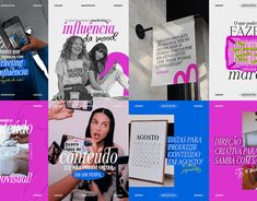 the covers of magazines are all different colors and sizes, including one for women's day