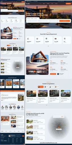 the website design is designed to look like it has many different layouts