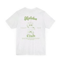 🍵 Introducing our latest creation for all the matcha enthusiasts out there! 🍵 Indulge your love for matcha with our exclusive Matcha Lover T-shirt! Crafted with passion and designed with flair, this tee is the perfect blend of style and comfort for anyone who can't get enough of that vibrant green goodness. 🌿 Made with ultra-soft cotton blend fabric, this tee ensures maximum comfort all day long, whether you're sipping your favorite matcha latte or simply chilling with friends. 🍃✨ Whether you're a seasoned matcha connoisseur or just starting your journey into the world of green tea goodness, this tee is a must-have addition to your wardrobe. It's the perfect way to show off your passion for matcha wherever you go! 🎁 Makes a fantastic gift for the matcha lover in your life or treat you Matcha Lover, Club Tshirt, Matcha Latte, Vibrant Green, Retro Tshirt, Leisure Wear, Green Tea, Matcha, Gift For Lover