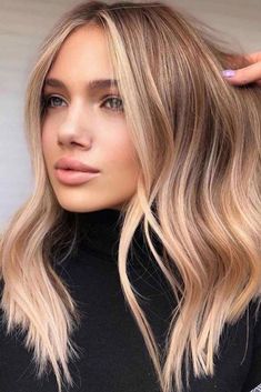 Gentle And Rich Honey Blonde Hair Color To Add Some Sweet Shine To Your Locks ★ Smart Nail, Highlights Brown Hair Balayage, Ring Aesthetic, Dirty Blonde Hair, Honey Blonde Hair, Haircut Styles, Brown Hair Balayage, Honey Hair