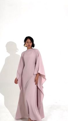 Evening Wear Dresses | Wedding Guest Look Outfit Dress | Gowns | Long Maxi Dress Fitted Sheer Dress For Layering, Elegant Flowy Dresses With Side Slits, Pink Dresses With Cape Sleeves, Flowy Maxi Dress With Cape Sleeves For Spring, Spring Daywear Dresses With Bias Cut, Chic Long Sheer Dress, Flowy Long Dresses With Side Slits, Flowy Dresses With Side Slits, Chic Dresses With Overlay