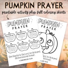 Christian Pumpkin Prayer Printable Kids Activity, Bible Verse Coloring Sheets, Fall, Sunday School, Preschool, Craft, Halloween, Scripture - Etsy Pumpkin Prayer, Christian Pumpkin, Fall Sunday, Tree Activity, Fall Coloring Sheets, Homeschool Activity, Sunday School Coloring Pages, Thankful Tree, Craft Halloween