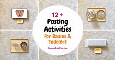 there are many different activities for babies and toddlers