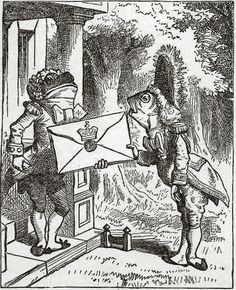 an old black and white cartoon shows two men looking at a map in the woods