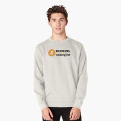 Get my art printed on awesome products. Support me at Redbubble #RBandME: https://www.redbubble.com/i/sweatshirt/Crypto-Bitcoin-by-sensualita/119162226.73735?asc=u Sports Design, Sweatshirt Designs, Sports Shirts, Pullover Sweatshirt, Shirt Design, Sweat Shirt, Pullover Hoodie, Long Sleeve Tshirt Men