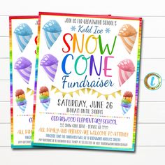 Pto Fundraisers, Ice Cream Party Invitations, Church Outreach, Church Community, Pto Ideas, School Fundraising, School Pto, Pta School