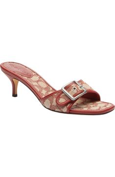 COACH Margot Sandal (Women) | Nordstrom Coach Margot Sandal, Sandal Women, Slide Sandals, Kitten Heels, Womens Sandals, Nordstrom, Bring It On, Sandals, Heels