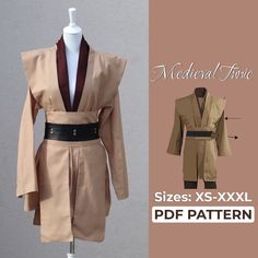 a woman's trench coat and pants sewing pattern