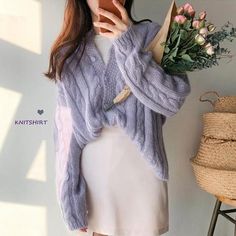 Sweet Pastel Color Knitted Cardigan Sweater on Storenvy Forest Outfit, Kawaii Jacket, Christian Girl Outfits, Cute Cardigan Outfits, Winter Video, Harajuku Clothes, Knitted Cardigan Sweater, Comfort Clothes, Oversize Pullover