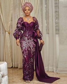 Anita Adetoye, Types Of Wedding Gowns, Owambe Styles, Toke Makinwa, Latest Wedding Gowns, Bride Vibes, Nigerian Wedding Dress, Nigerian Culture