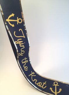 an ice hockey stick with writing on it