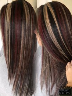 Rambut Brunette, Pretty Hair Color, Hair Stylies, Hair Color Highlights, Hair Makeover, Dye My Hair