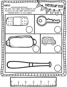 a printable worksheet for measuring